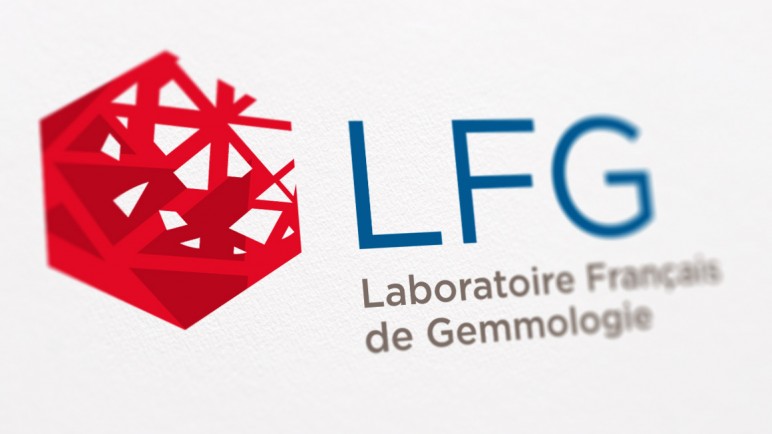 Identité visuelle du LFG pour Laboratoire Français de Gemmologie - Identité visuelle
