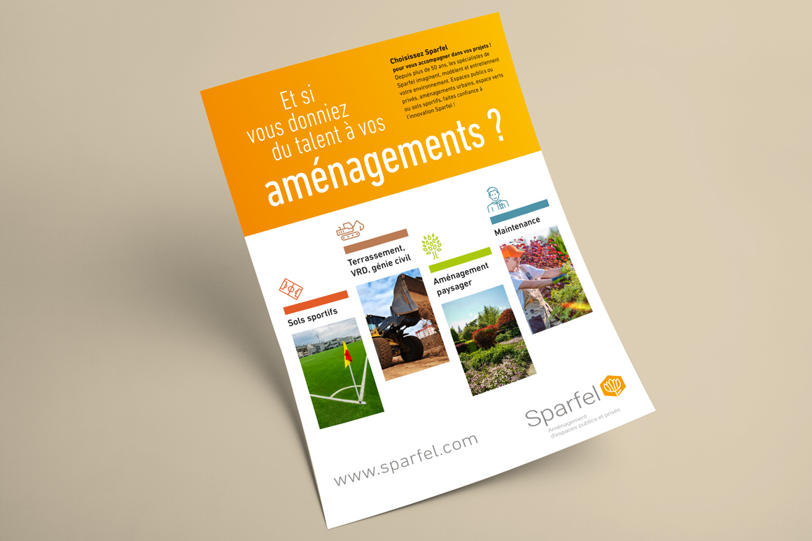 Identité visuelle de Sparfel pour SPARFEL