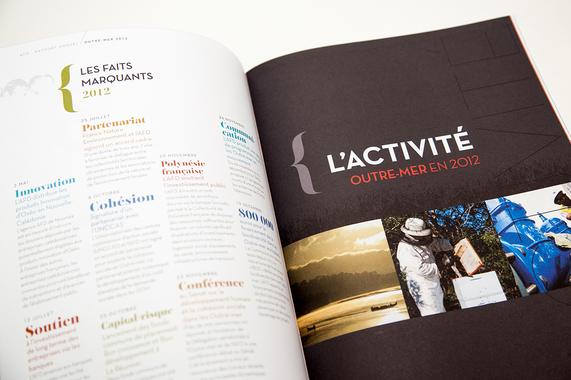 AFD - Publications institutionnelles 2012 pour Agence Française de Développement