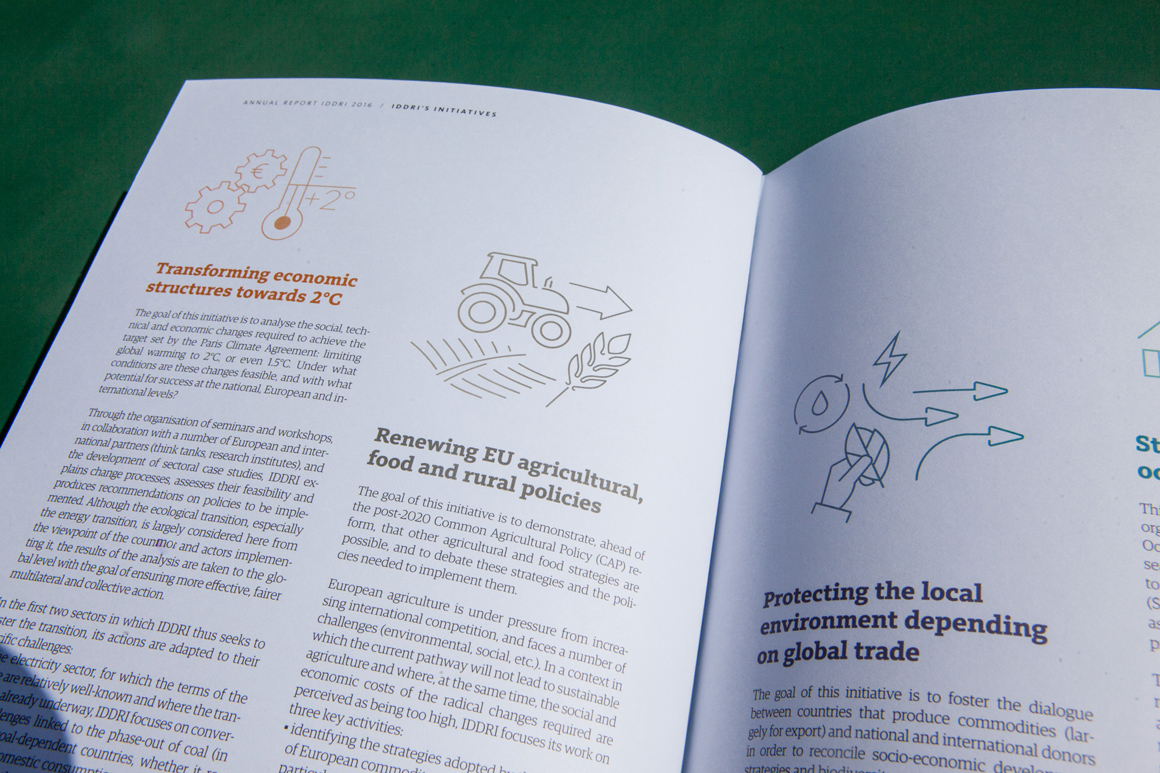 Rapport d’activités de l’IDDRI 2016 pour IDDRI - INSTITUT DU DÉVELOPPEMENT DURABLE ET DES RELATIONS INTERNATIONALES