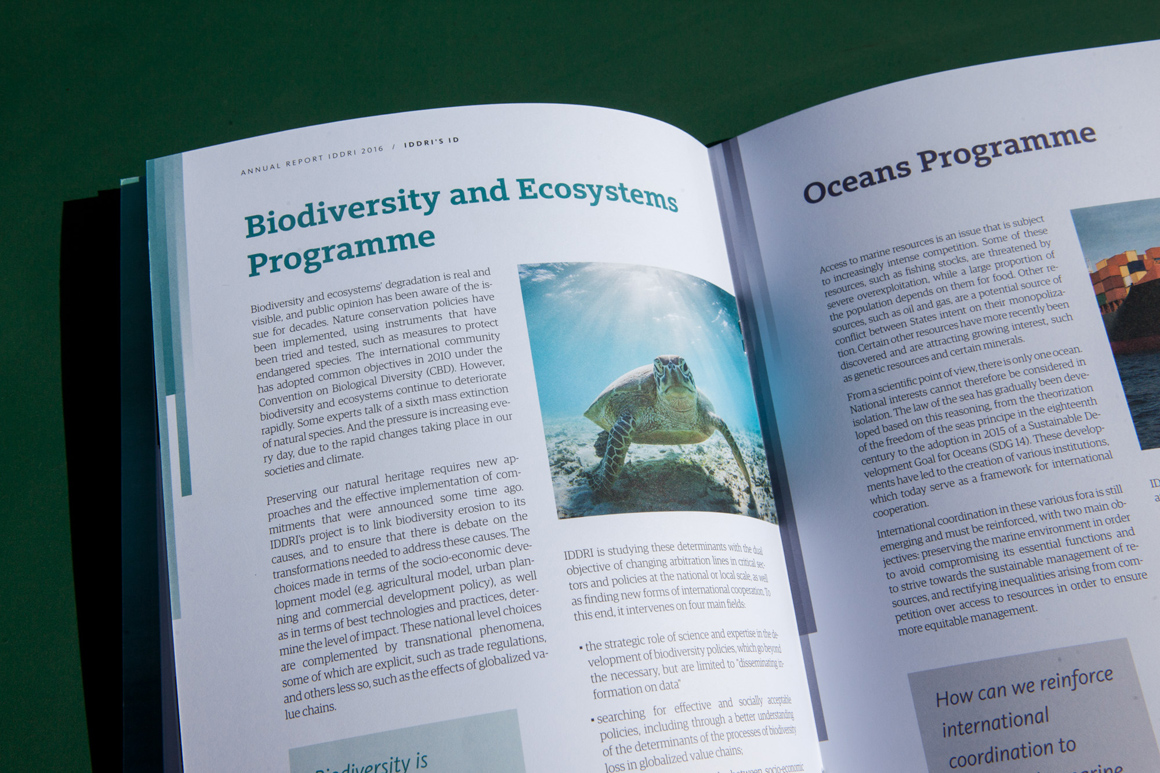 Rapport d’activités de l’IDDRI 2016 pour IDDRI - INSTITUT DU DÉVELOPPEMENT DURABLE ET DES RELATIONS INTERNATIONALES