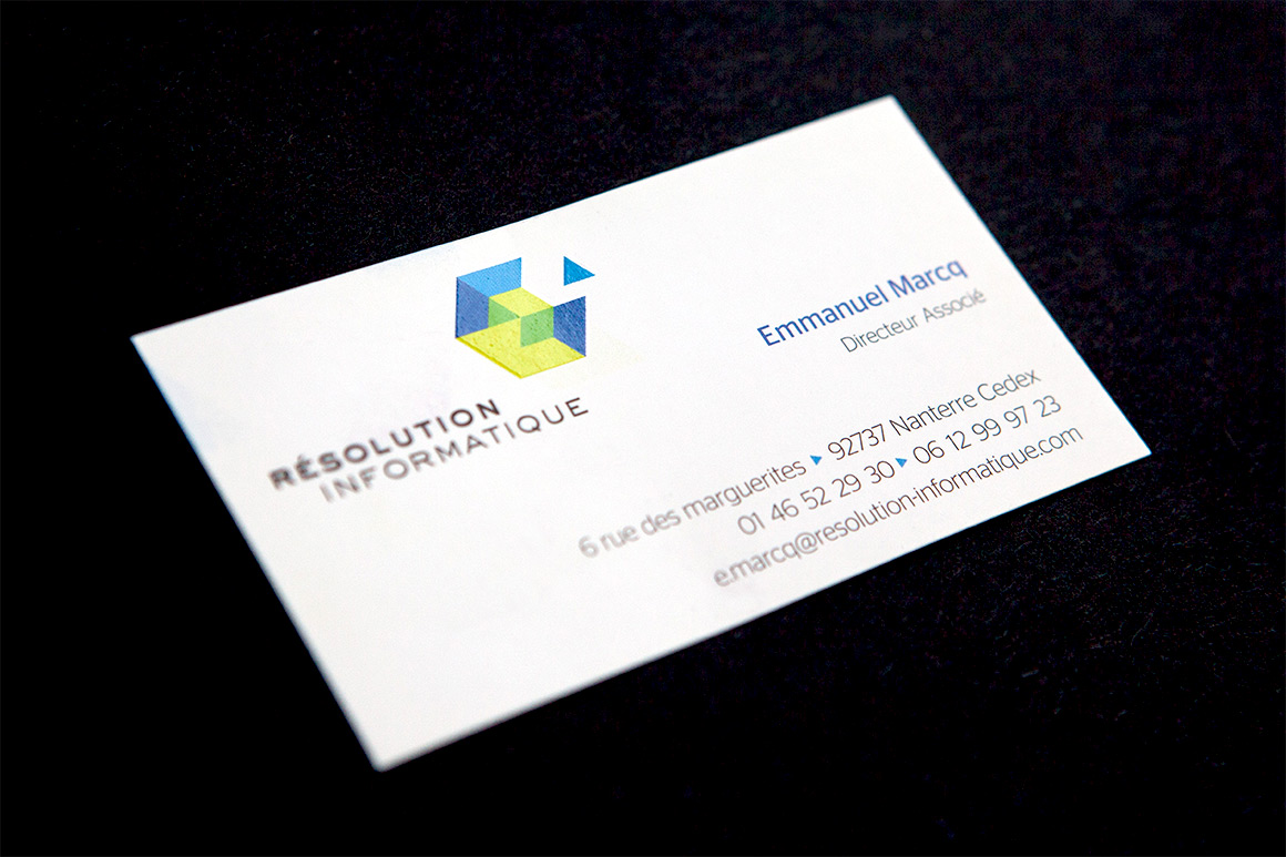 Identité visuelle Résolution Informatique pour Résolution Informatique