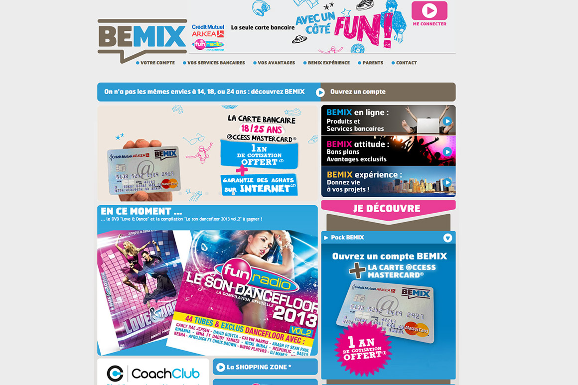 bemix.fr by Crédit Mutuel Arkéa pour Crédit Mutuel Arkéa