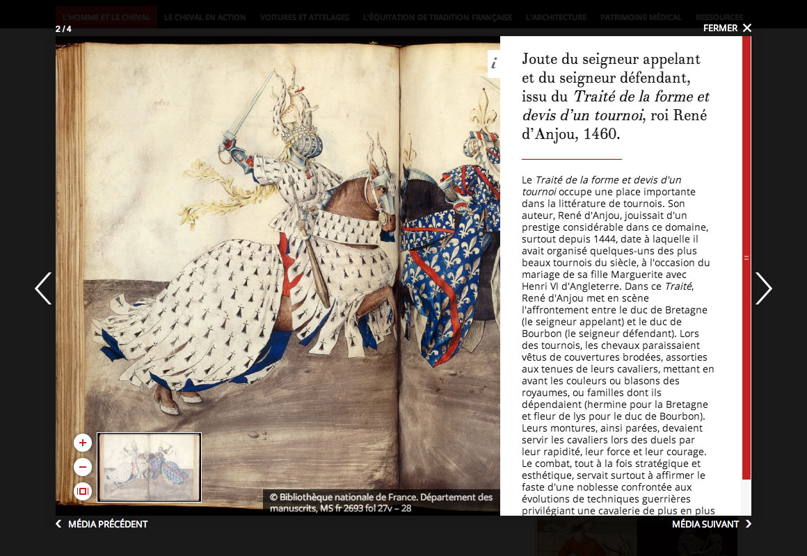 Le Cheval & ses Patrimoines - Site web encyclopédique pour Ministère de la culture et de la communication