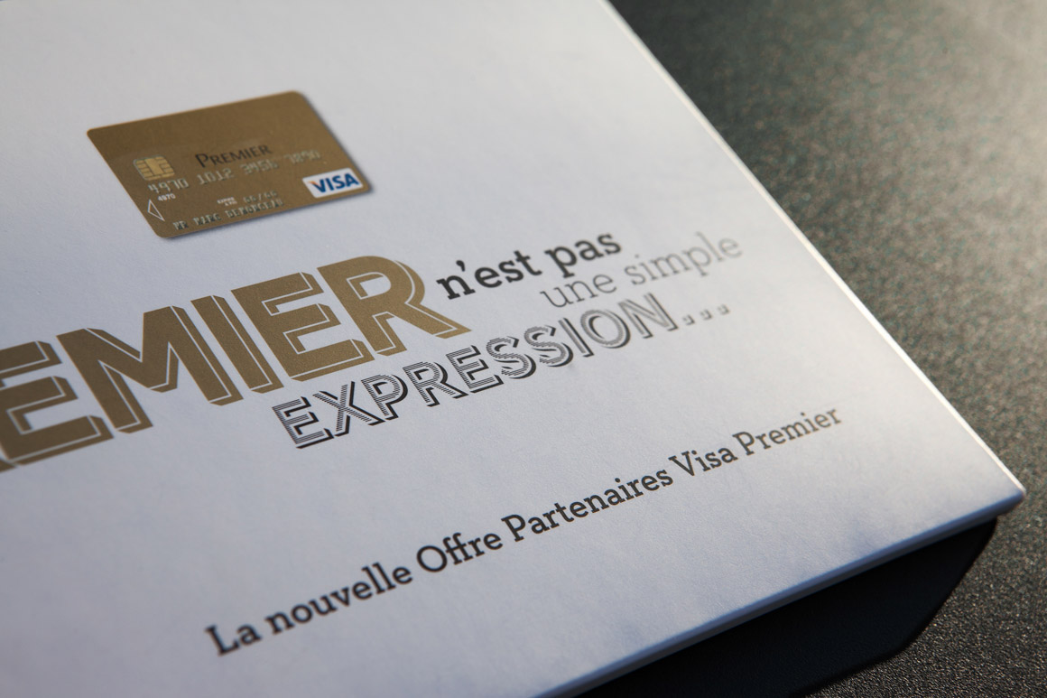 Publications promotionnelles Visa Premier pour Visa