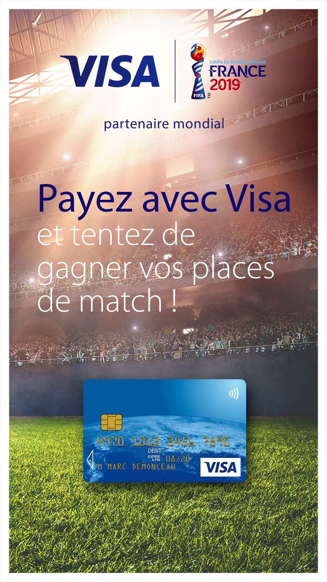 Animation FIFA 2019 Visa pour Visa